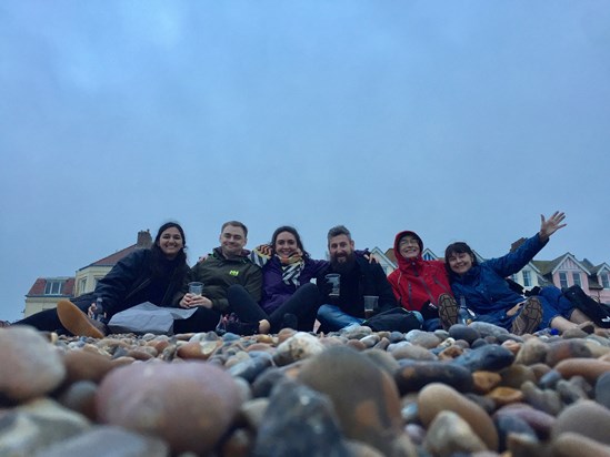 The family on holiday in Aldeburgh, Suffolk - September 2020