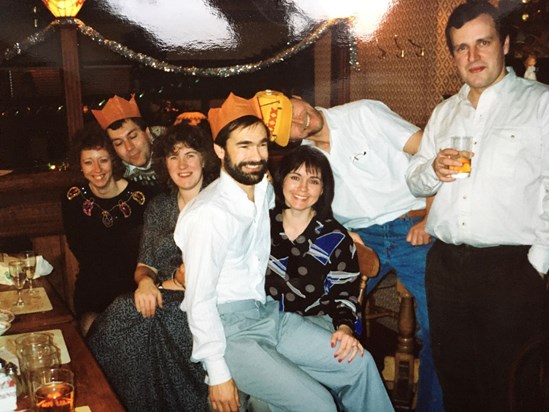 Xmas evening out 1992 