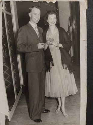 Mum and Dad Brighton Dec 17th 1954