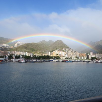 Somewhere over that Rainbow - Puerto de Santa Cruz -Tenerife