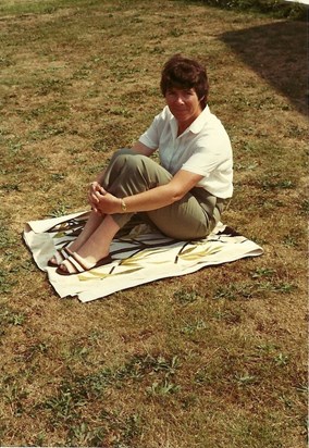 Relaxing in the garden