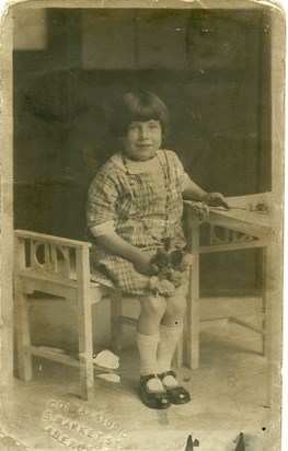 Elsie at age 3.