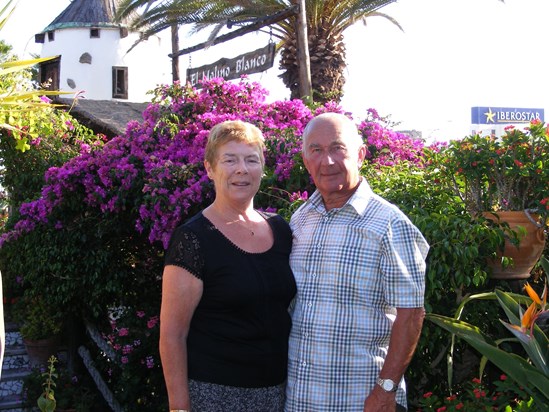 Tenerife 2011 - Celebrating at El Molino Blanco