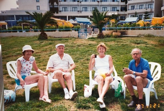 with Dawn & Bill, Cyprus '96