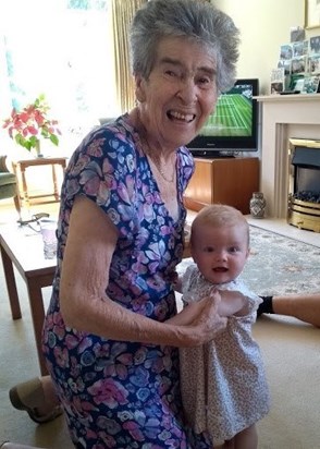 Great Grandma and Ellie July 18