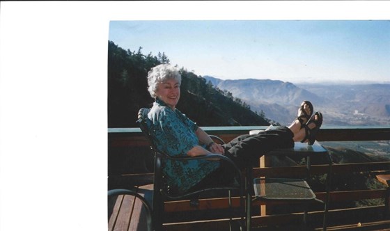 Barbara relaxing - can anybody tell us where and when this picture was taken?