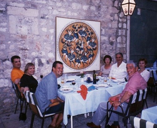 Tony's birthday with Paul, Kate and The Clarks - 29th May 1999 Dubrovnik
