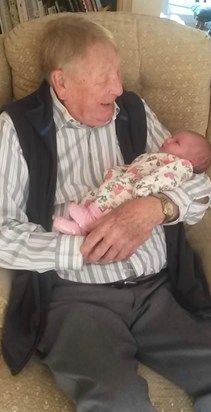 Big Grandad and brand new Baby Daisy 2015 