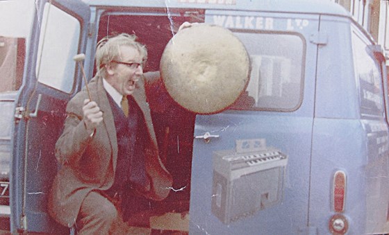 Dad with Gong likely taken by John Thompson