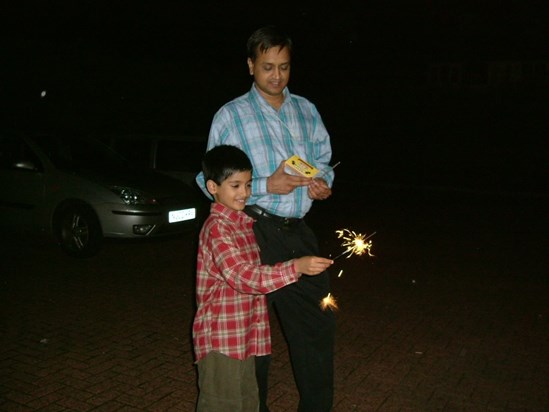 Diwali with Avi