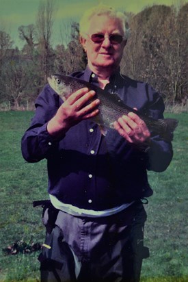 Dad loved his fishing