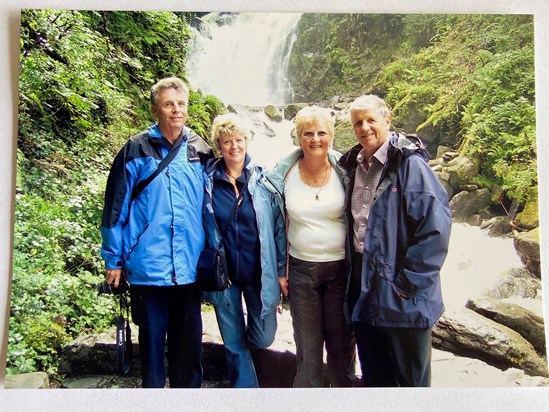 Phil, Kathy,Shirley and John at Torc waterfall 2006