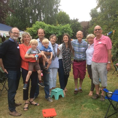 August 2016 - Guernsey Picnic at Gene PJs.  Lovely Andy with Ginny + PJ brothers n family xx 