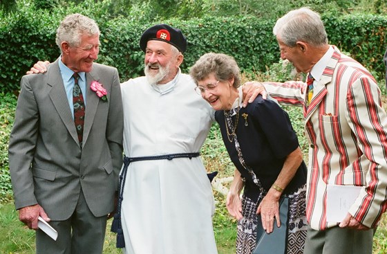 Happy fun photo of PJs. Loftus, Donald, Flora (in tucks of laughter) John. All adored you Andy xx