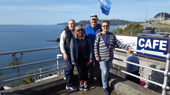 Enjoying life on Plymouth Hoe