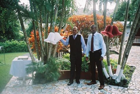 Calvin & Tony at Eshe & Roger's Wedding in Grenada