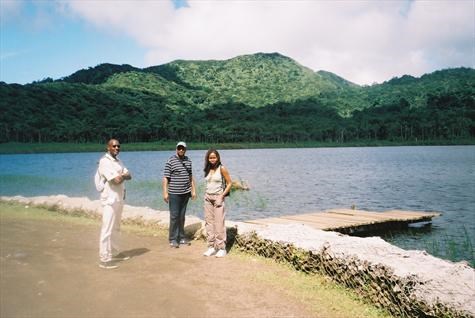 Tony, Calvin and Pamela in Grenada