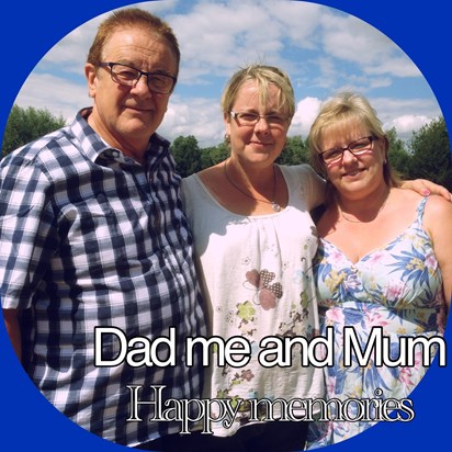 Dad me and mum. 13th August 2013