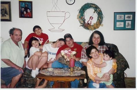 uncle brian, nadia,reece,maggie,ben,aunt barb, kelly,and biancia