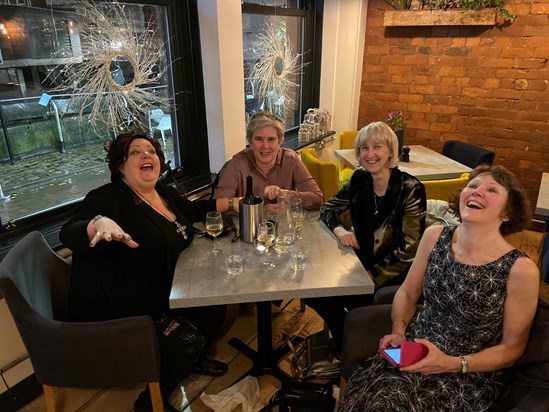 Uni reunion With Sue, Chris and Carol 7/12/19 