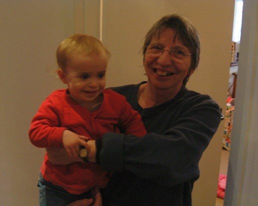 Margaret with a very small Matilda