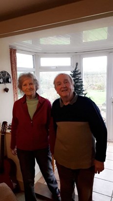 Bill with his wife of 59 years Josie