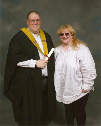Me & Andy at His Graduation ceremony