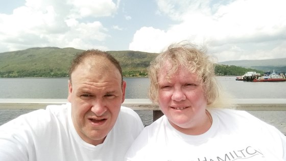 Jeanette & Andy day at Fort William