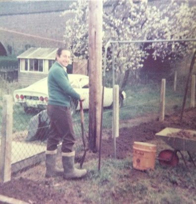 Dad loved his gardening