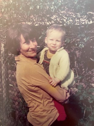 Mum and her grand daughter Pippa 