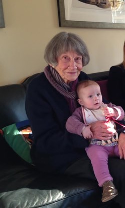 Mum and Great Grand Daughter Bea in 2013