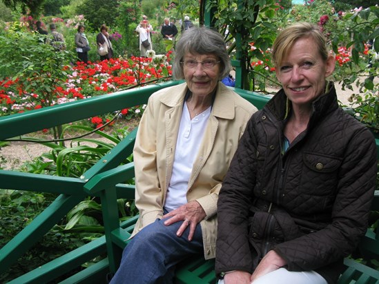 Mum and Janet on our visit to Giverny.