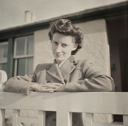  Mum in the 1940's, possibly in Scotland.