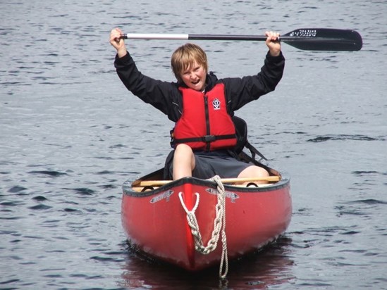 Derwent Water 2011 I think. Canoeing with the Scouts.