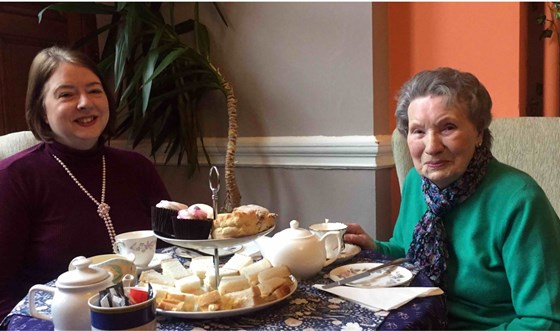 Bridie and Eleanor Afternoon Tea