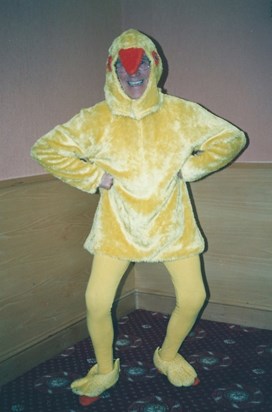 Dad, always up for a joke and having a good laugh, won all the fancy dress prizes that day, wonder why?  ha ha.