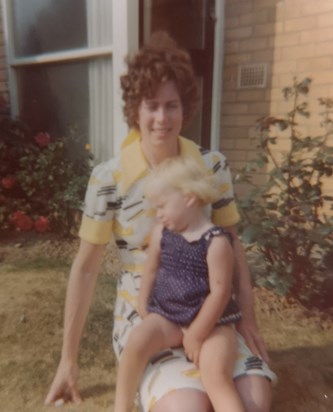 Mum and Andrea 1975