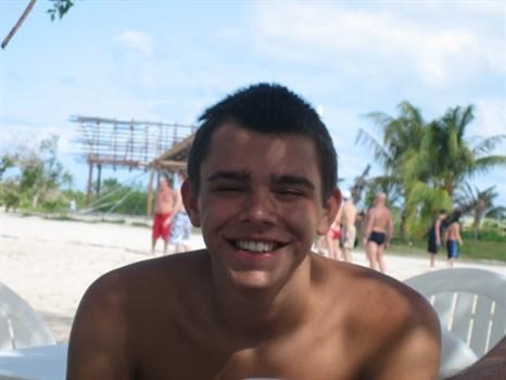 Daniel on holiday in Cuba.