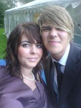 Taken 6.9.08-With your sister Jemma at my wedding ,you made me proud when you gave me away xxx