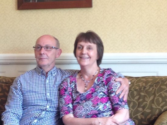 40th Wedding Anniversary. Nearly 50 happy years together!