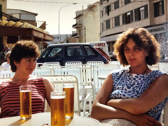 On holiday in Alcúdia, Majorca, Spain – 1985?
