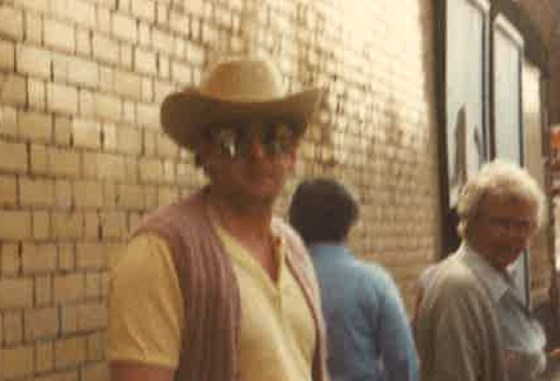 David in cowboy hat and sunglasses