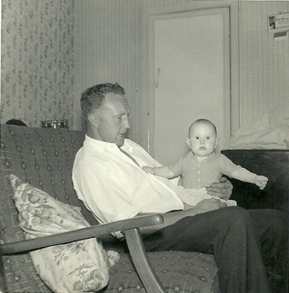 My dad and me, what a pair of lovely boys xx