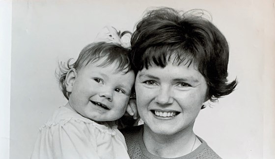 Catherine with Mum