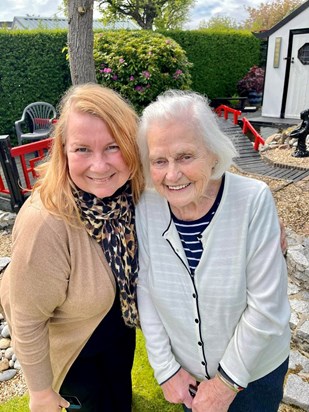 Catherine with Aunty Margaret June 22