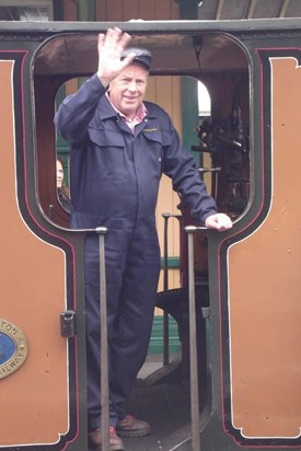 Paul had a real love of steam trains