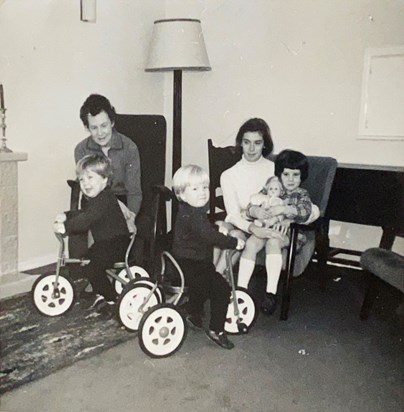 Judy, Eileen, Matthew Simon and Jane 1966ish