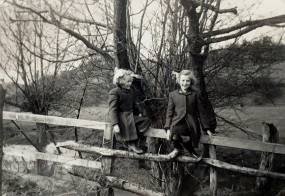 Judy and Ruth, Powys 1946ish