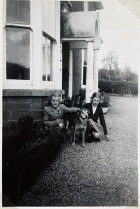 Ruth, doggie and Judy Upper Ackhill