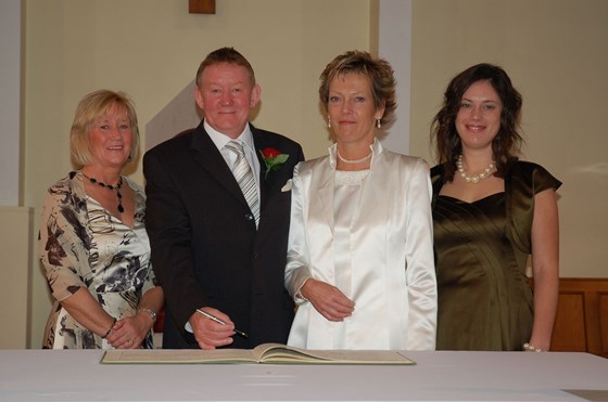 Wedding Nov 2007 - signing the register